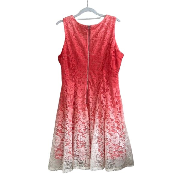 NWT Gabby Skye - Women's Size 14 Dress - Sleeveless Lace Fit & Flare Back Zip - Picture 3 of 16